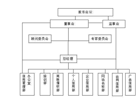 公司组织结构图样例